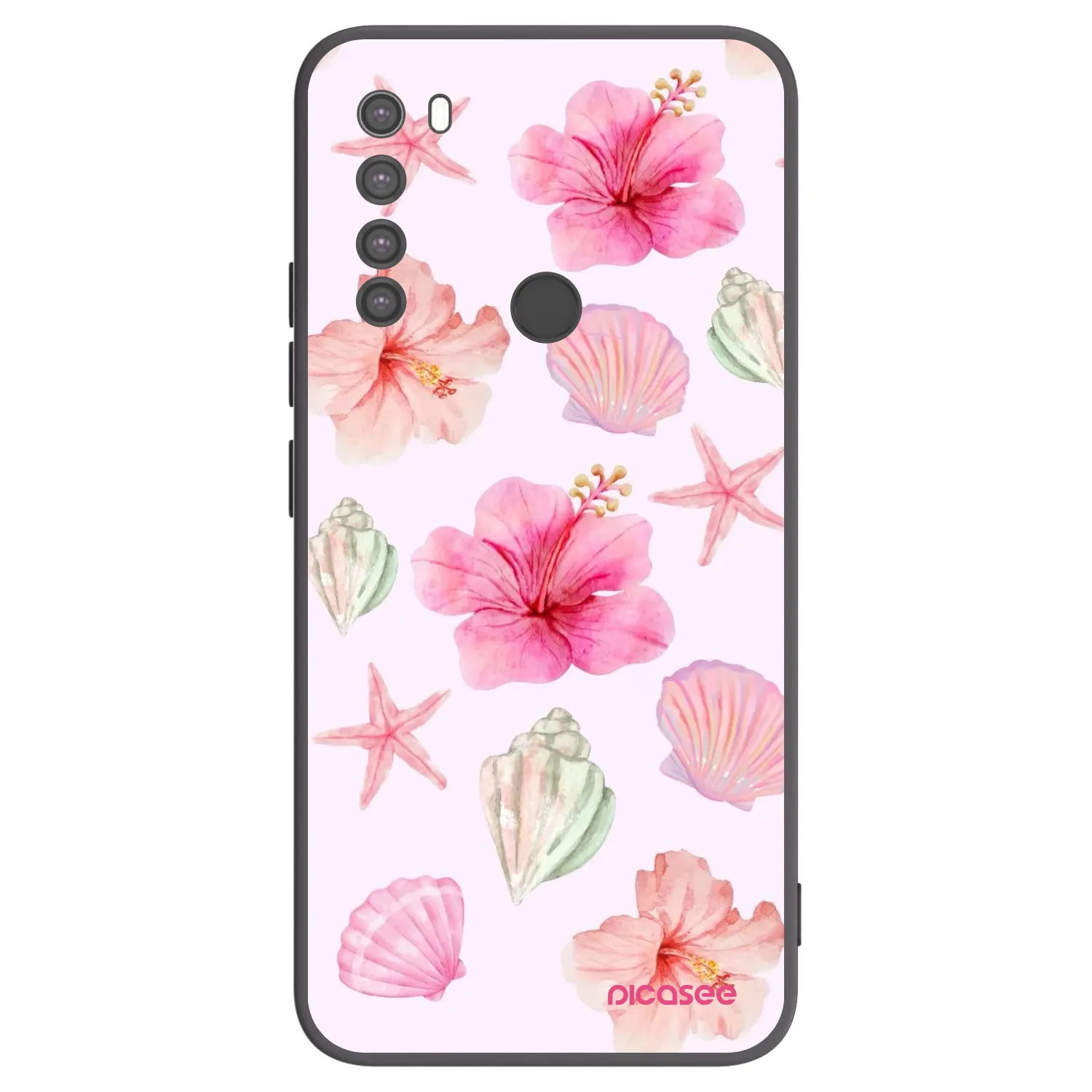 Picasee silikonový černý obal pro Xiaomi Redmi Note 8 - Blush Lagoon