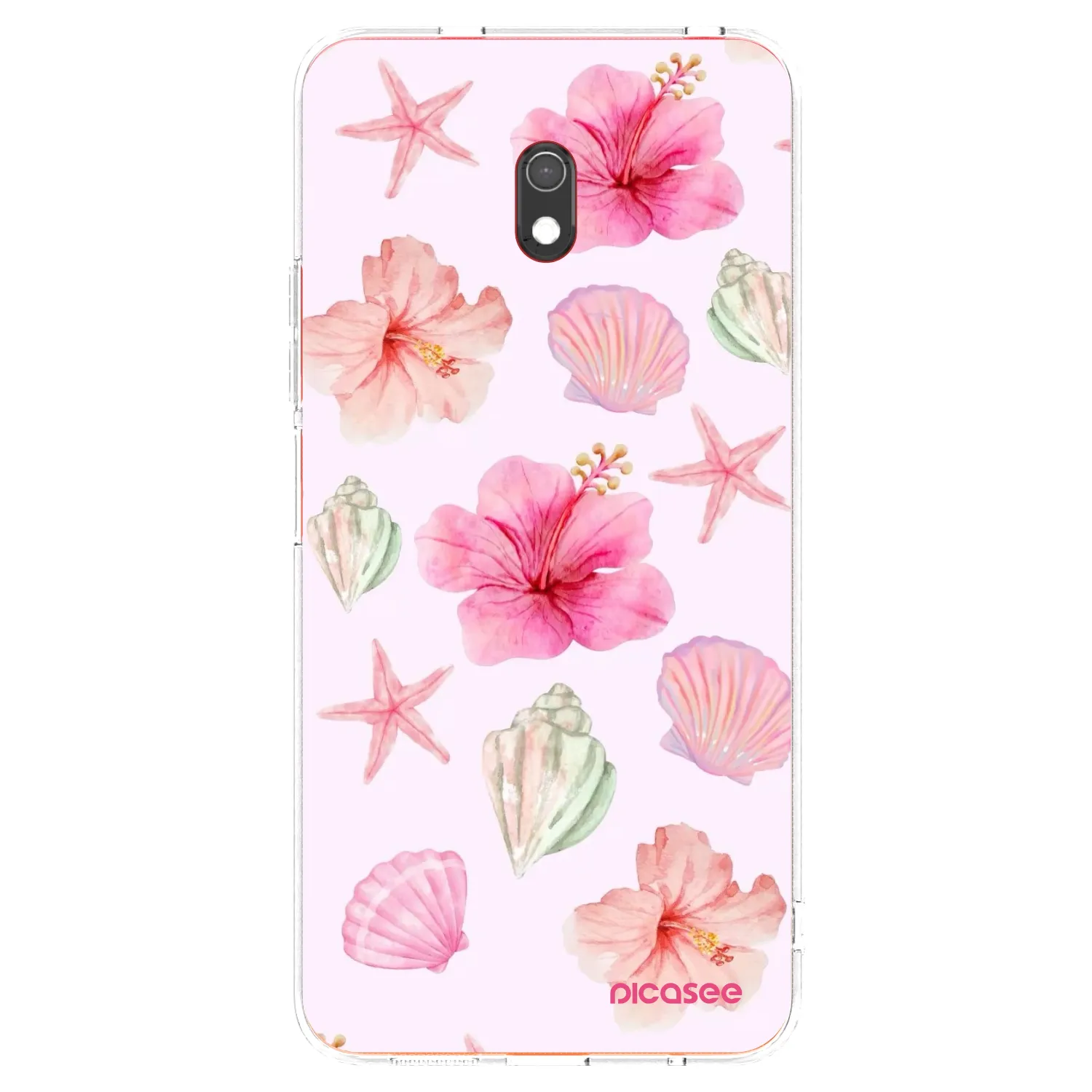 Picasee silikonový průhledný obal pro Xiaomi Redmi 8A - Blush Lagoon