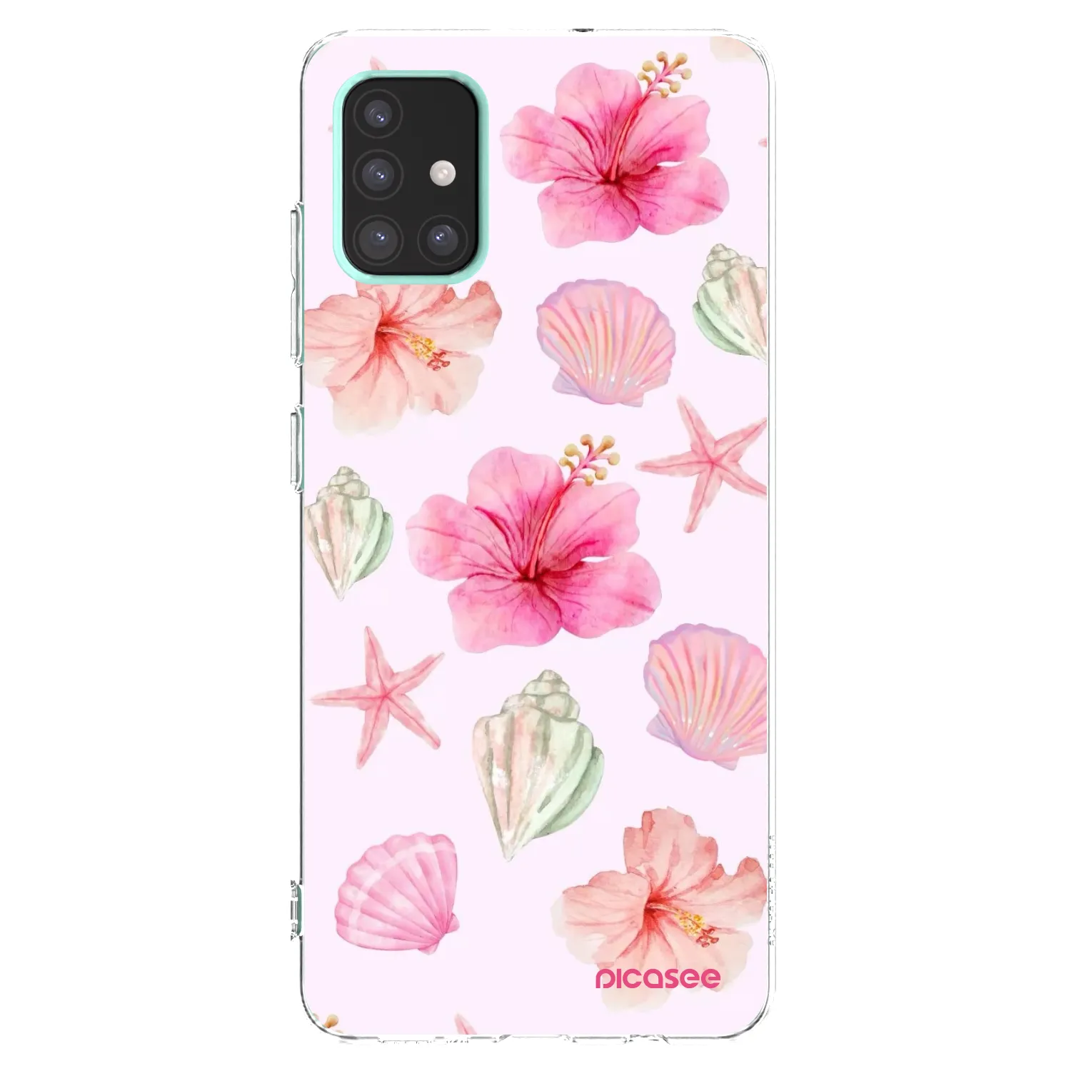 Picasee silikonový průhledný obal pro Samsung Galaxy A51 A515F - Blush Lagoon