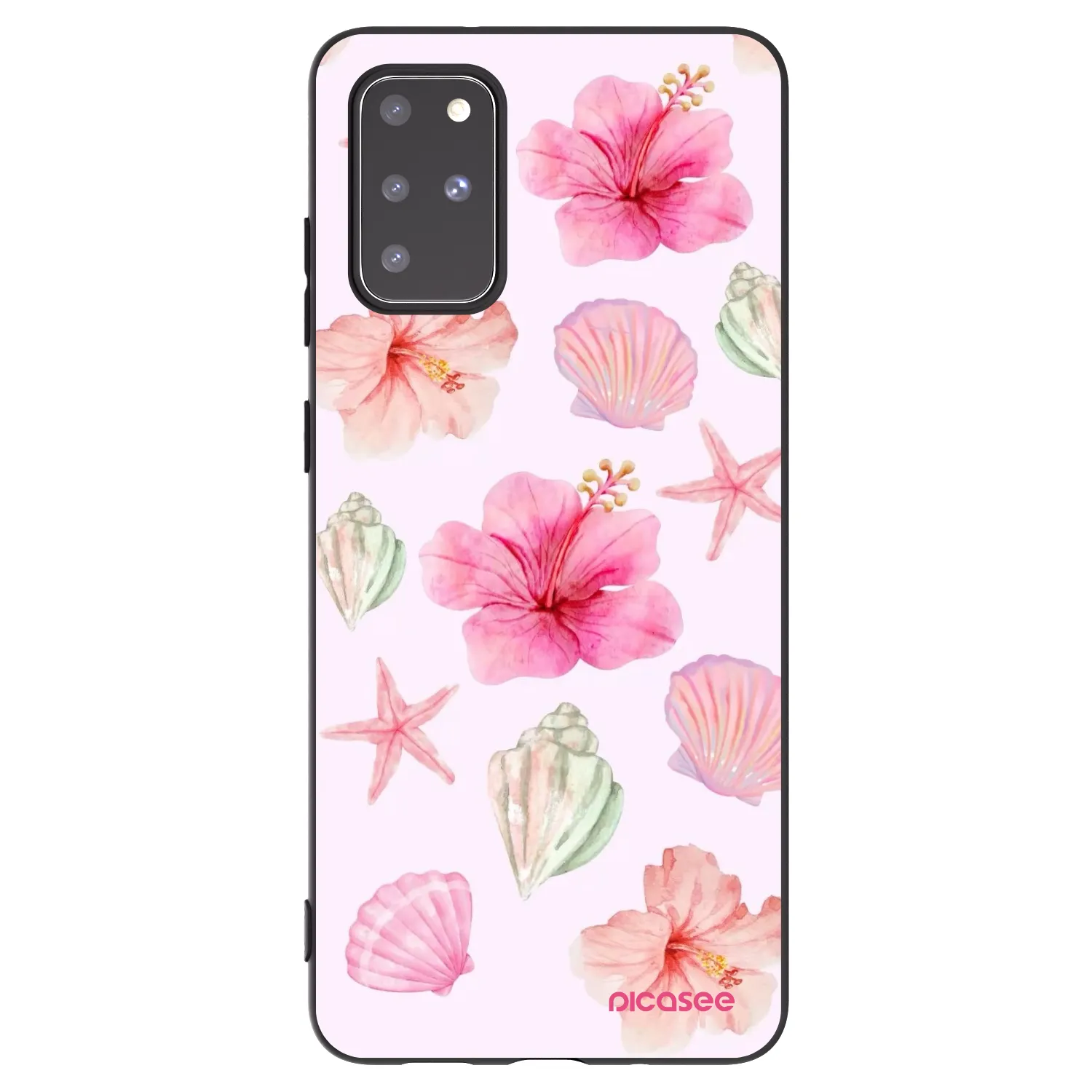 Picasee silikonový černý obal pro Samsung Galaxy S20+ G985F - Blush Lagoon