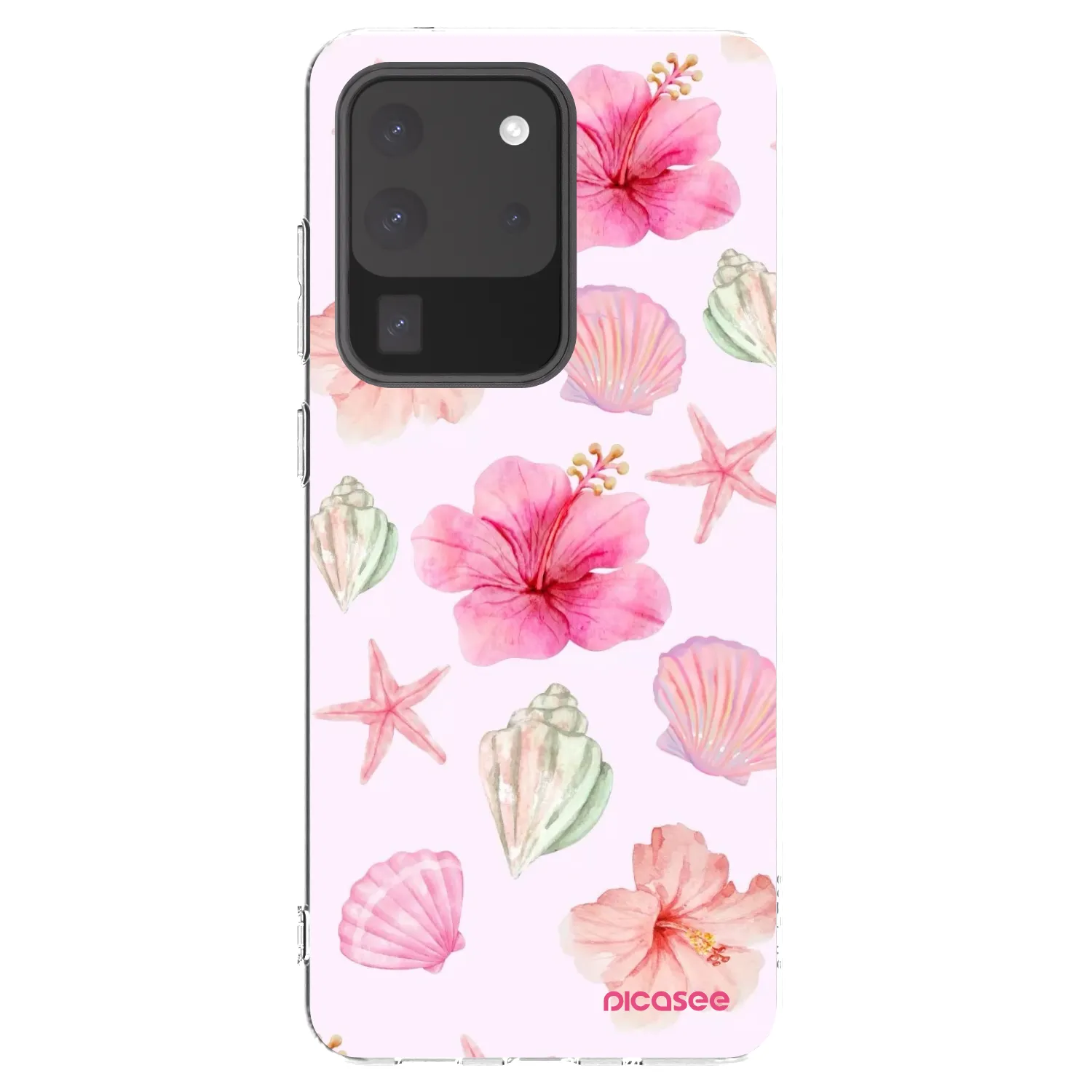 Picasee silikonový průhledný obal pro Samsung Galaxy S20 Ultra 5G G988F - Blush Lagoon
