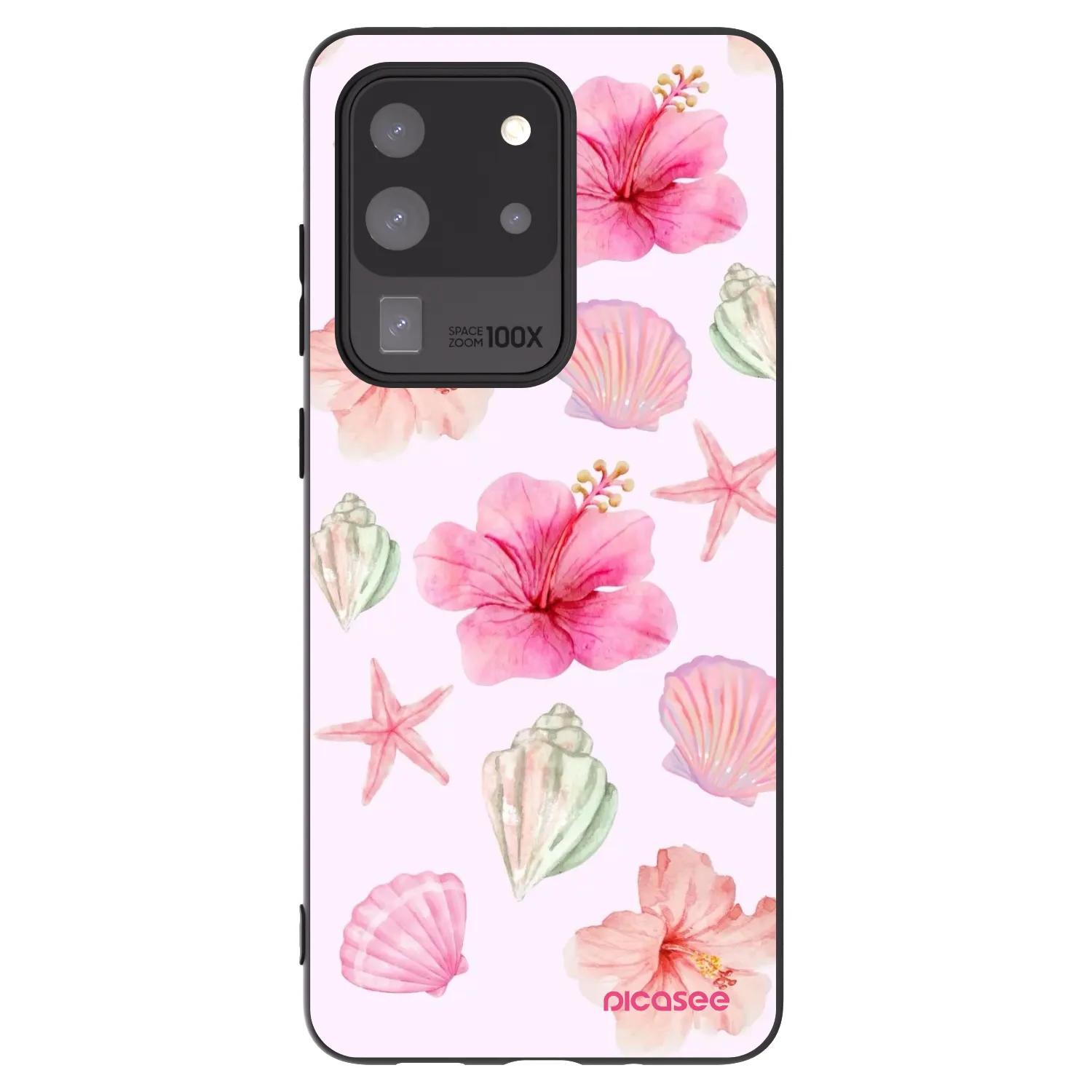Picasee silikonový černý obal pro Samsung Galaxy S20 Ultra 5G G988F - Blush Lagoon