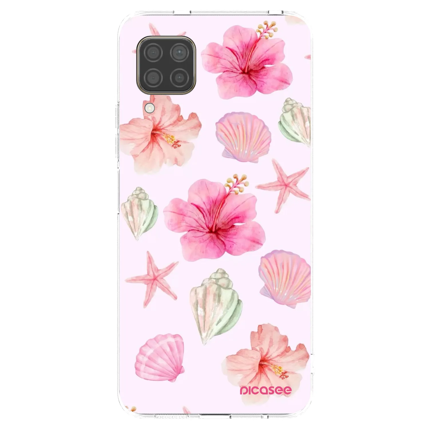 Picasee silikonový průhledný obal pro Huawei P40 Lite - Blush Lagoon