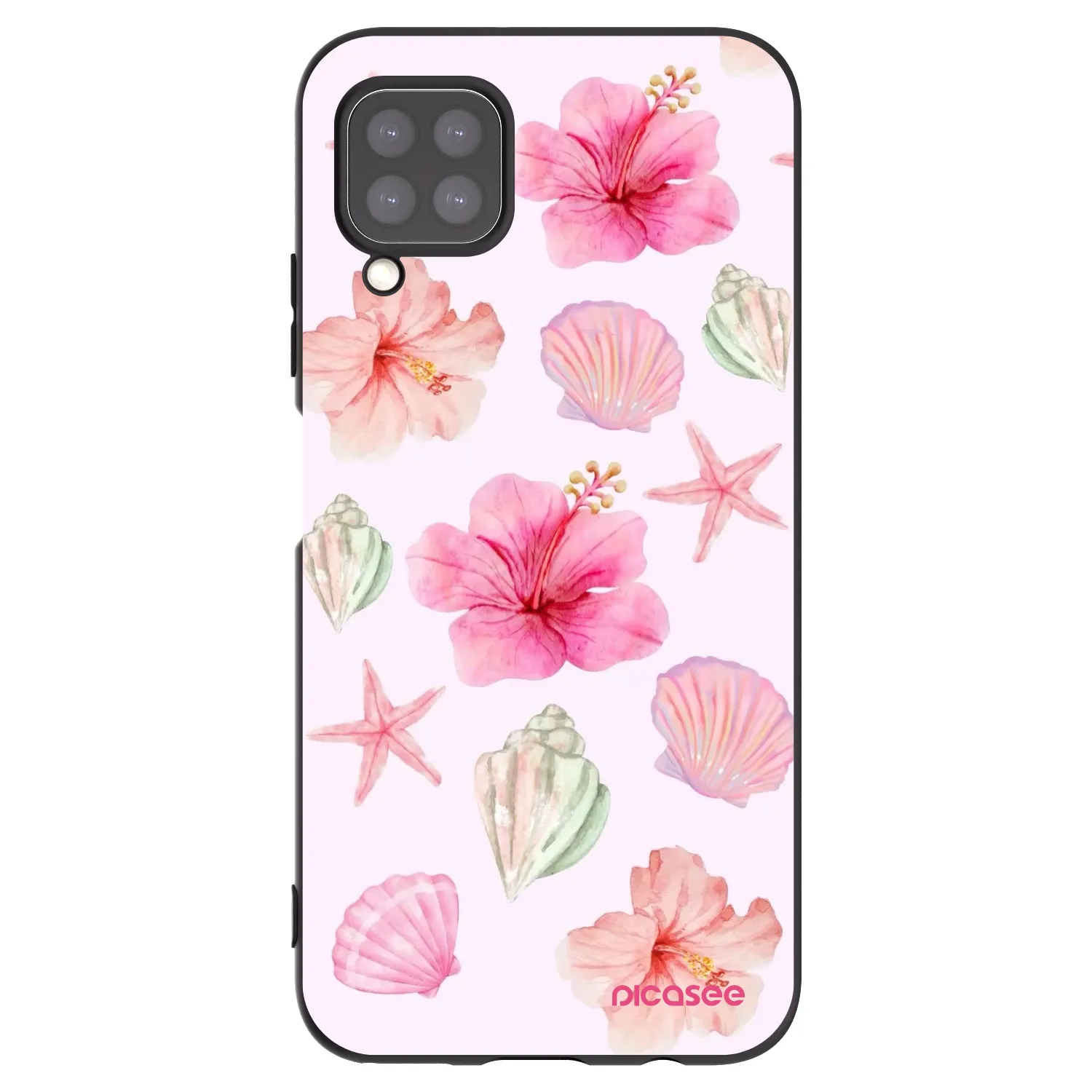 Picasee silikonový černý obal pro Huawei P40 Lite - Blush Lagoon