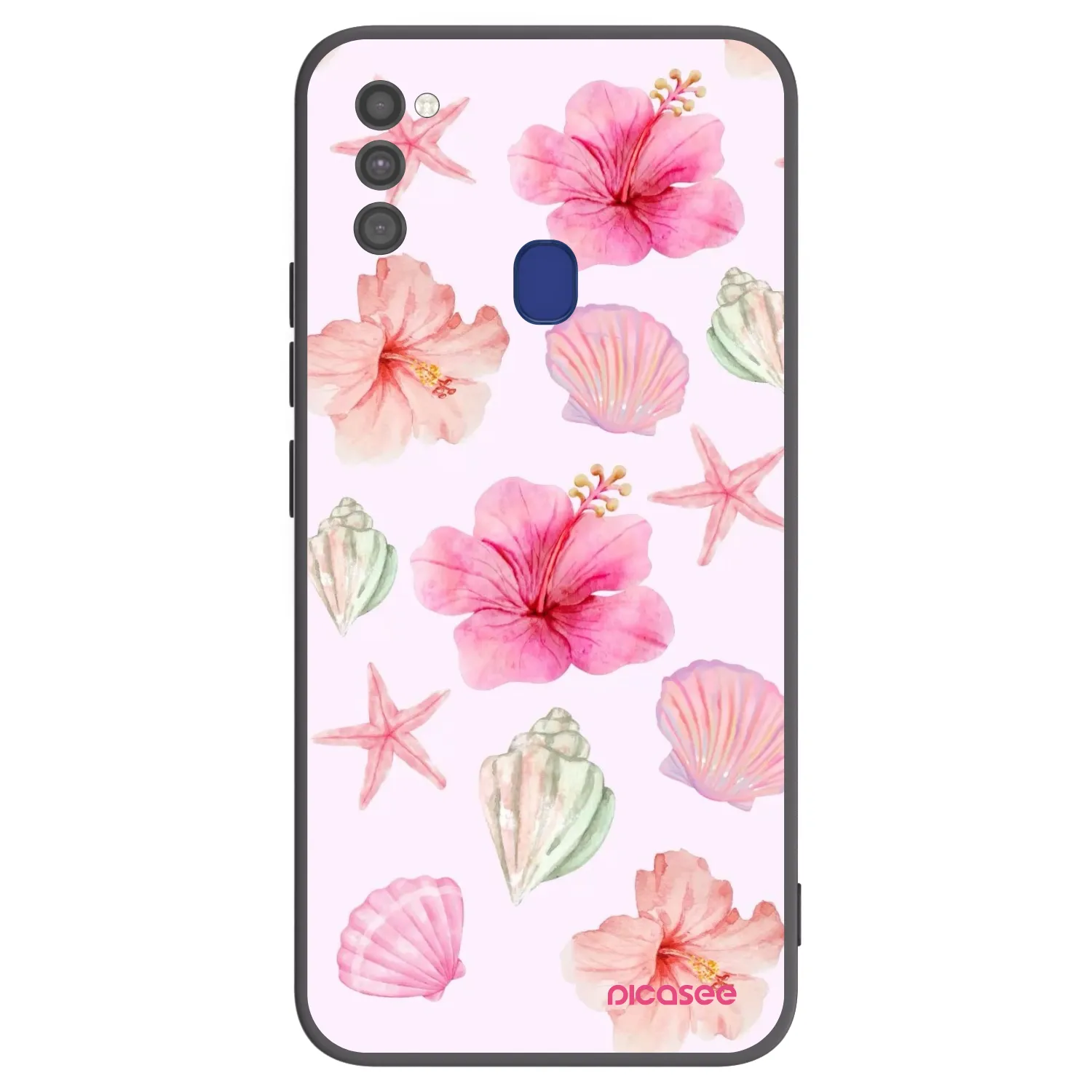 Picasee silikonový černý obal pro Samsung Galaxy M21 M215F - Blush Lagoon