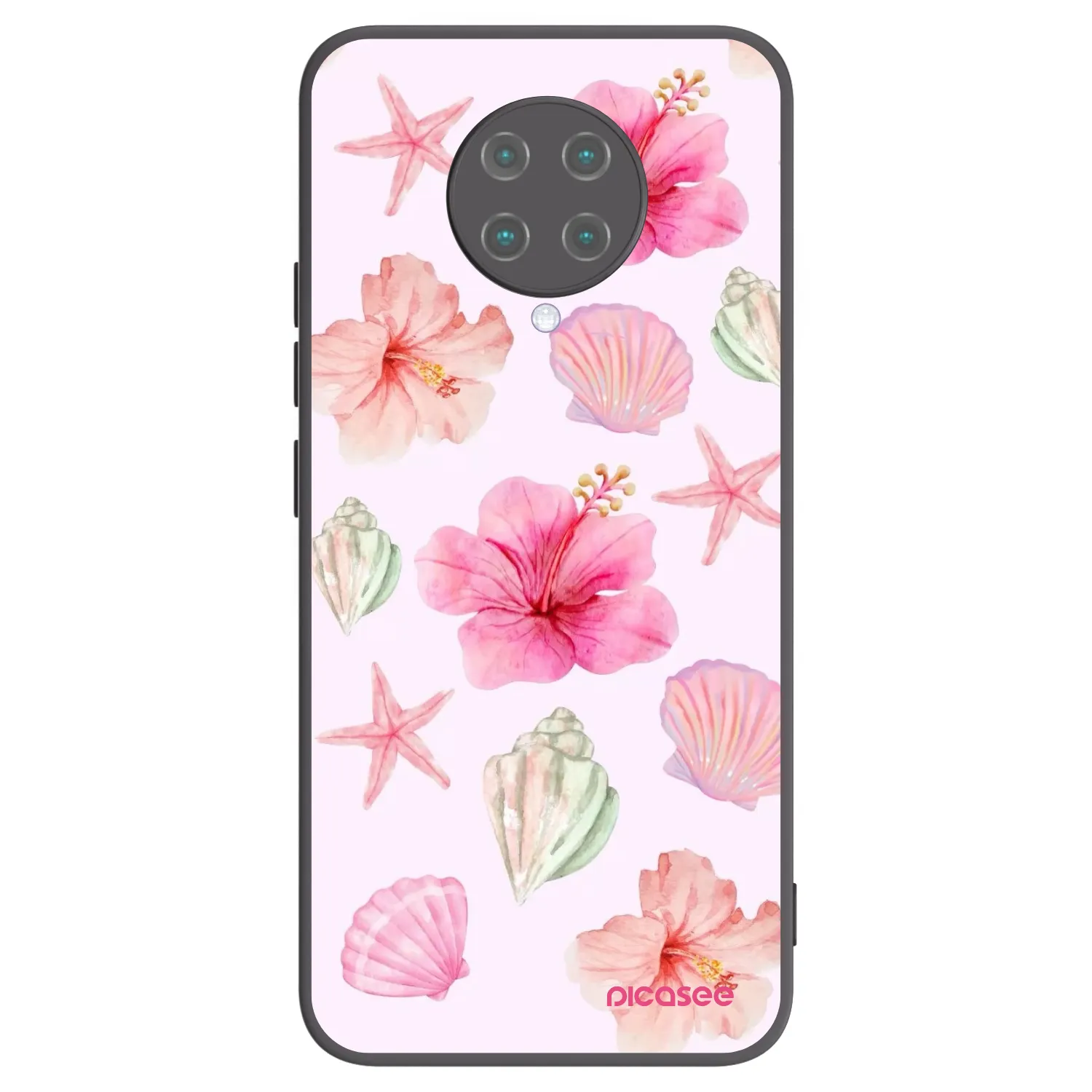Picasee silikonový černý obal pro Xiaomi Poco F2 Pro - Blush Lagoon