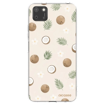 Picasee silikonový průhledný obal pro Huawei Y5P - Coconut Breeze