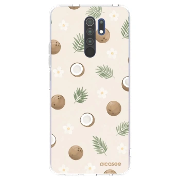 Picasee silikonový průhledný obal pro Xiaomi Redmi 9 - Coconut Breeze