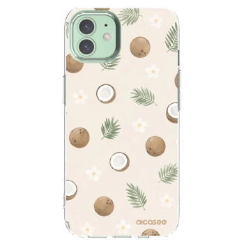 Picasee silikonový průhledný obal pro Apple iPhone 12 - Coconut Breeze
