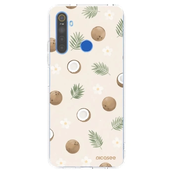 Picasee silikonový průhledný obal pro Realme 5 - Coconut Breeze