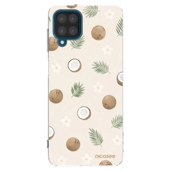 Picasee silikonový průhledný obal pro Samsung Galaxy A12 A125F - Coconut Breeze