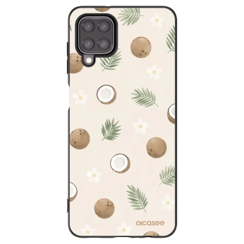 Picasee silikonový černý obal pro Samsung Galaxy A12 A125F - Coconut Breeze