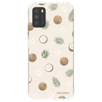 Picasee silikonový průhledný obal pro Xiaomi Poco M3 - Coconut Breeze