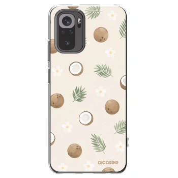 Picasee silikonový průhledný obal pro Xiaomi Redmi Note 10 - Coconut Breeze