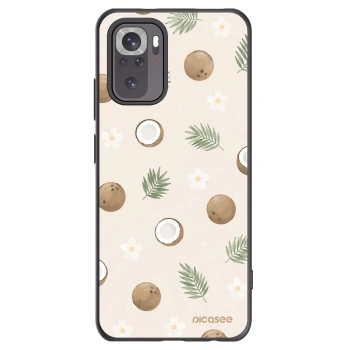 Picasee silikonový černý obal pro Xiaomi Redmi Note 10 - Coconut Breeze