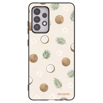 Picasee silikonový černý obal pro Samsung Galaxy A52 5G A525F - Coconut Breeze