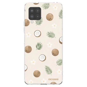 Picasee silikonový průhledný obal pro Samsung Galaxy A42 A426B - Coconut Breeze