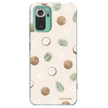Picasee silikonový průhledný obal pro Xiaomi Redmi Note 10 Pro - Coconut Breeze