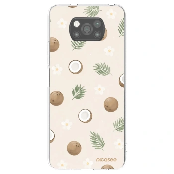 Picasee silikonový černý obal pro Xiaomi Poco X3 Pro - Coconut Breeze