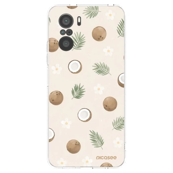 Picasee silikonový průhledný obal pro Xiaomi Poco F3 - Coconut Breeze