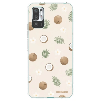 Picasee silikonový průhledný obal pro Xiaomi Redmi Note 10 5G - Coconut Breeze
