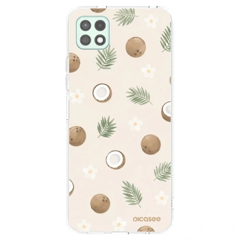 Picasee silikonový průhledný obal pro Samsung Galaxy A22 A226B 5G - Coconut Breeze