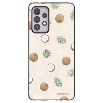 Picasee silikonový černý obal pro Samsung Galaxy A52s 5G A528B - Coconut Breeze