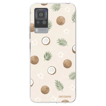 Picasee silikonový průhledný obal pro Vivo X60 Pro 5G - Coconut Breeze