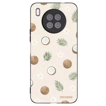 Picasee silikonový černý obal pro Huawei Nova 8i - Coconut Breeze