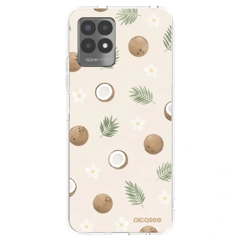 Picasee silikonový průhledný obal pro Realme 8i - Coconut Breeze
