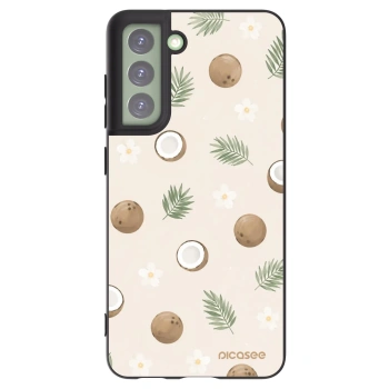 Picasee silikonový černý obal pro Samsung Galaxy S21 FE 5G - Coconut Breeze