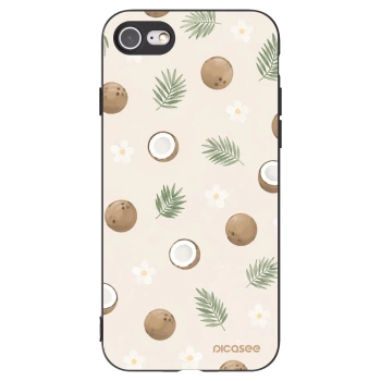 Picasee silikonový černý obal pro Apple iPhone SE 2022 - Coconut Breeze