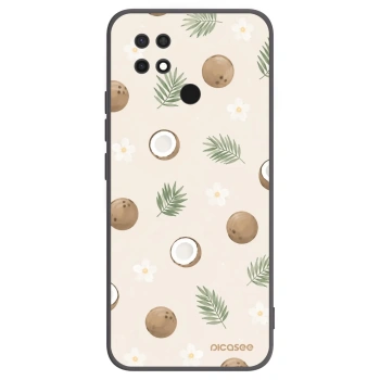 Picasee silikonový černý obal pro Xiaomi Redmi 10C - Coconut Breeze