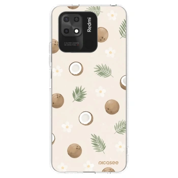 Picasee silikonový průhledný obal pro Xiaomi Redmi 10C - Coconut Breeze