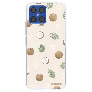Picasee silikonový průhledný obal pro Honor X8 4G - Coconut Breeze