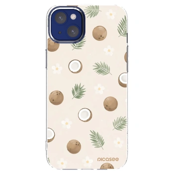 Picasee silikonový průhledný obal pro Apple iPhone 14 Plus - Coconut Breeze