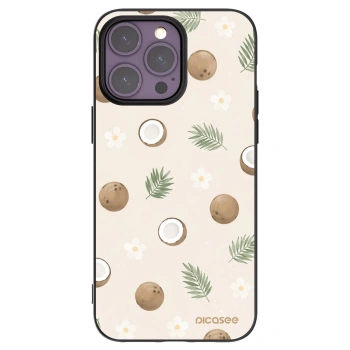 Picasee silikonový černý obal pro Apple iPhone 14 Pro Max - Coconut Breeze