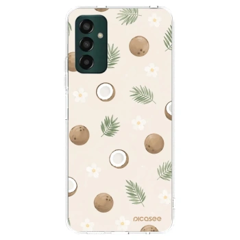 Picasee silikonový průhledný obal pro Samsung Galaxy M13 M135F - Coconut Breeze