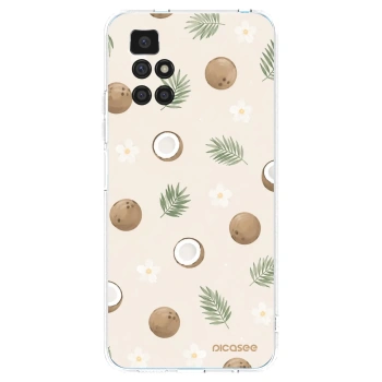 Picasee silikonový průhledný obal pro Xiaomi Redmi 10 (2022) - Coconut Breeze