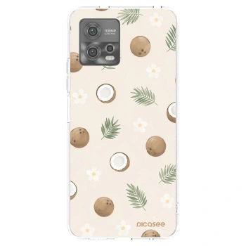 Picasee silikonový průhledný obal pro Motorola Moto G72 - Coconut Breeze