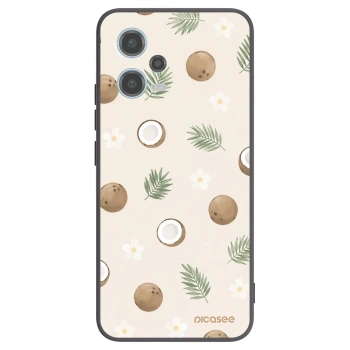 Picasee silikonový černý obal pro Xiaomi Redmi Note 12 5G - Coconut Breeze