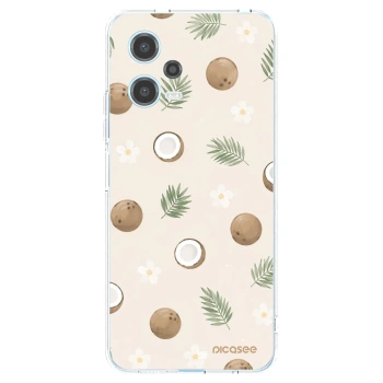 Picasee silikonový průhledný obal pro Xiaomi Redmi Note 12 5G - Coconut Breeze