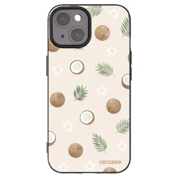 Picasee silikonový černý obal pro Apple iPhone 15 - Coconut Breeze