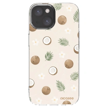 Picasee silikonový průhledný obal pro Apple iPhone 15 - Coconut Breeze