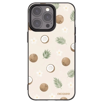 Picasee silikonový černý obal pro Apple iPhone 15 Pro Max - Coconut Breeze