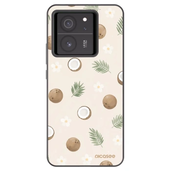Picasee silikonový černý obal pro Xiaomi 13T Pro - Coconut Breeze