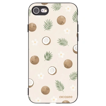 Picasee silikonový černý obal pro Apple iPhone 7 - Coconut Breeze