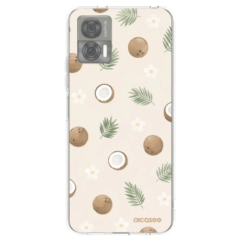 Picasee silikonový průhledný obal pro Motorola Edge 30 Neo - Coconut Breeze