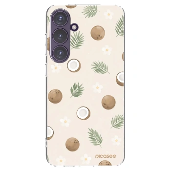 Picasee silikonový průhledný obal pro Samsung Galaxy S24+ S926B 5G - Coconut Breeze