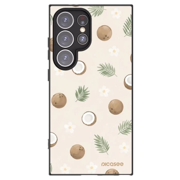 Picasee silikonový černý obal pro Samsung Galaxy S24 Ultra S928B 5G - Coconut Breeze